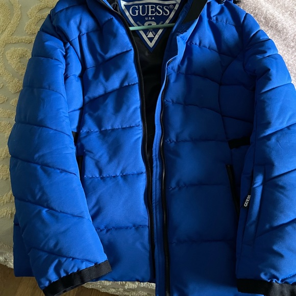 Guess | Jackets & Coats | Guess Blue Jacket | Poshmark